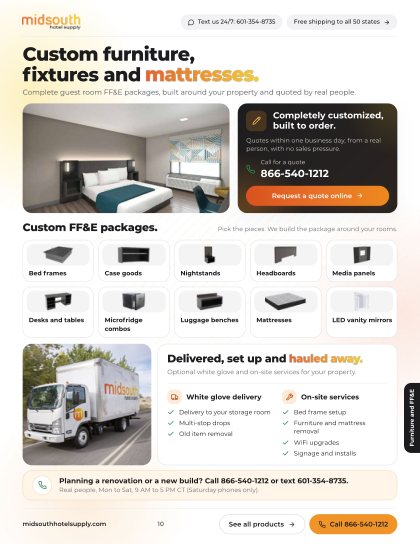 Furniture and FF&E page